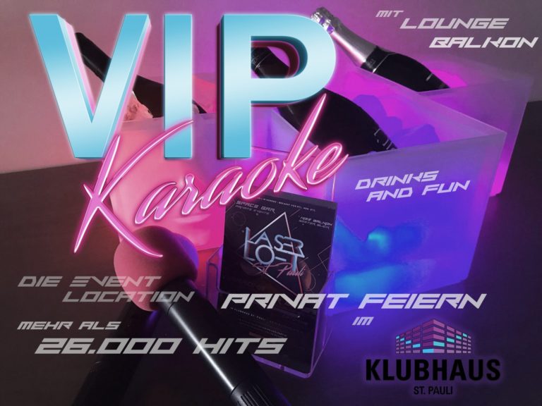 VIP Karaoke in Hamburg privat Singen und Feiern im Klubhaus St. Pauli über der Reeperbahn